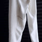 Yamauchi | Vintage Silk-Linen One-Cut Easy Pants off white