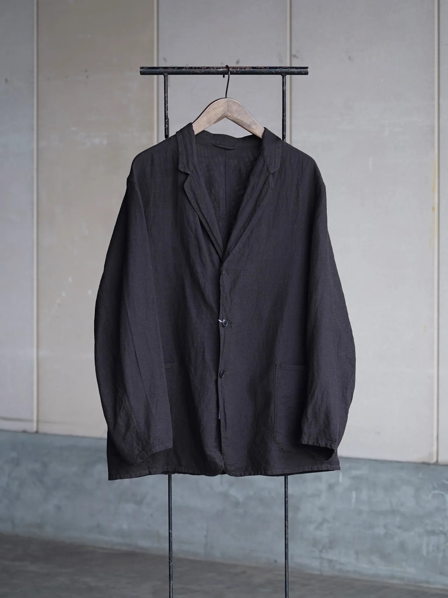 COMOLI 26SS シルクコットン ジャケット 2 brown COMOLI シルクコットン ジャケット BROWN | CASANOVA&CO (カサノヴァ