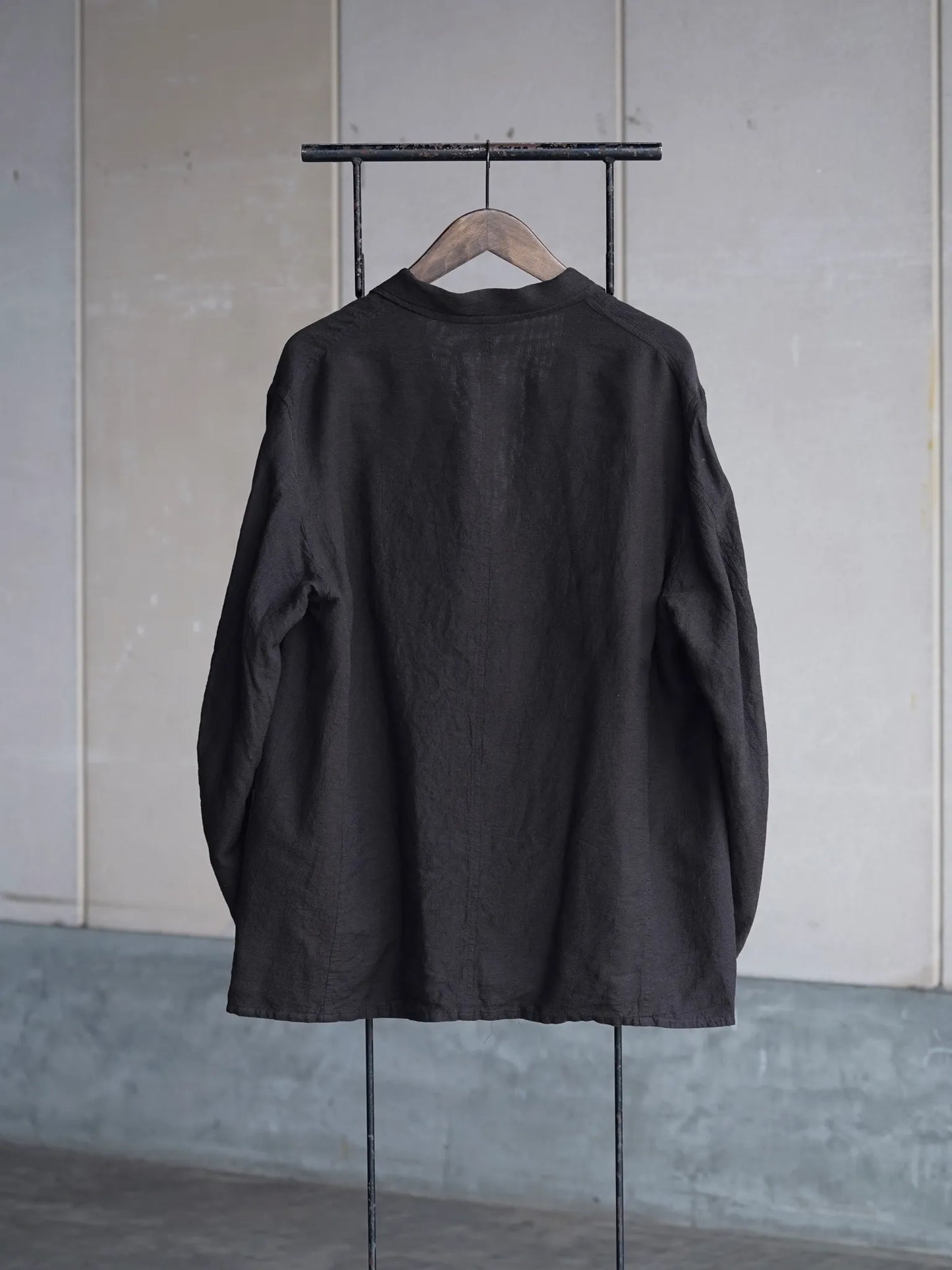 COMOLI | Silk Cotton Jacket BROWN