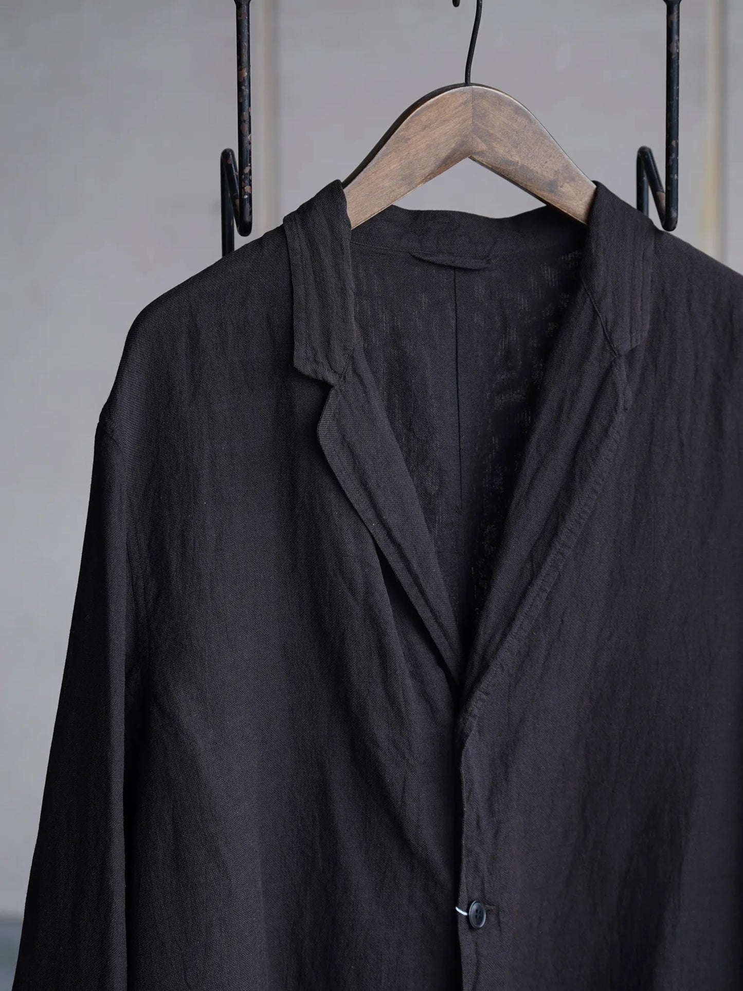 COMOLI | Silk Cotton Jacket BROWN