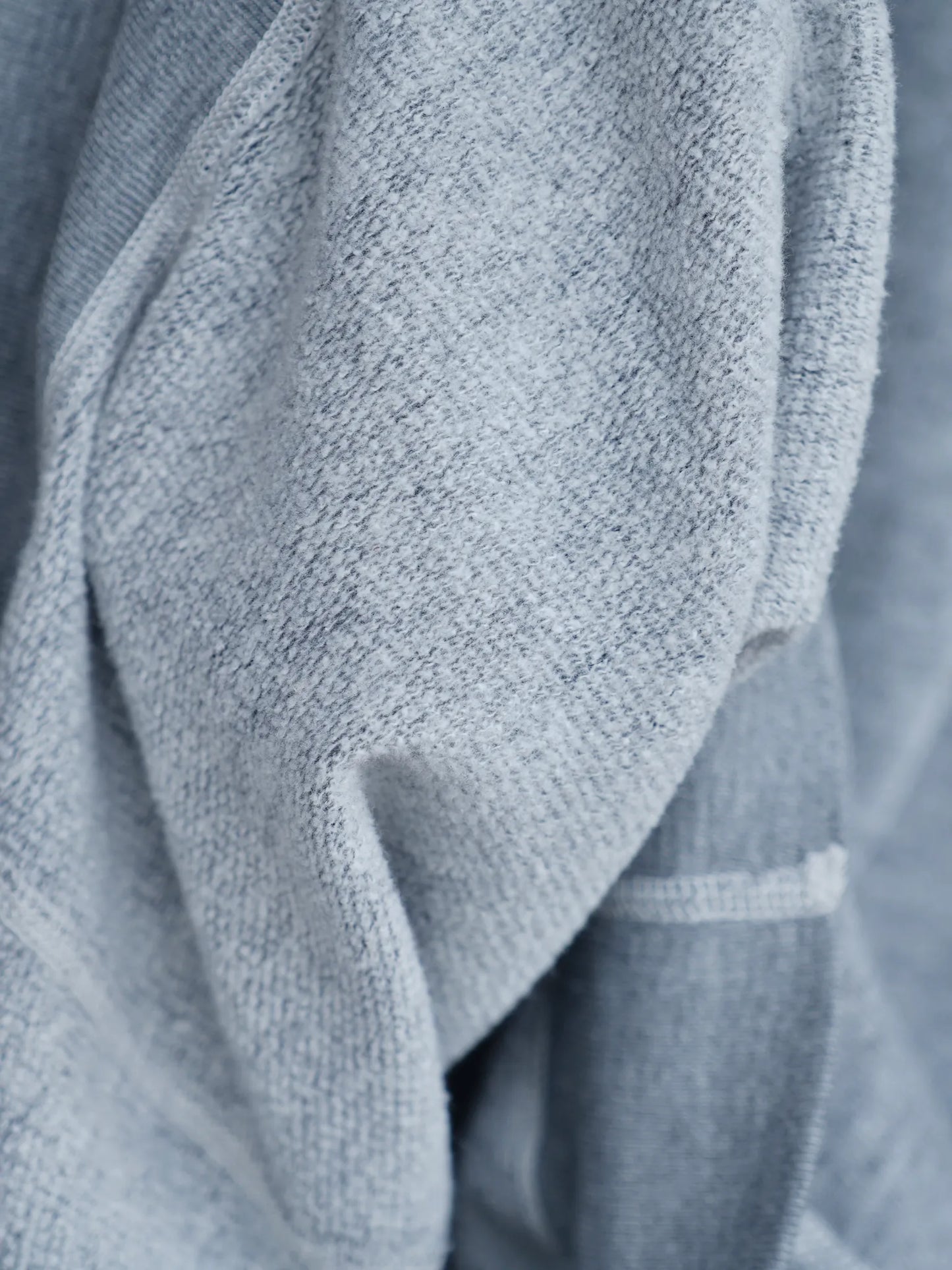 COMOLI | グレー裏毛 クルーネック GRAY