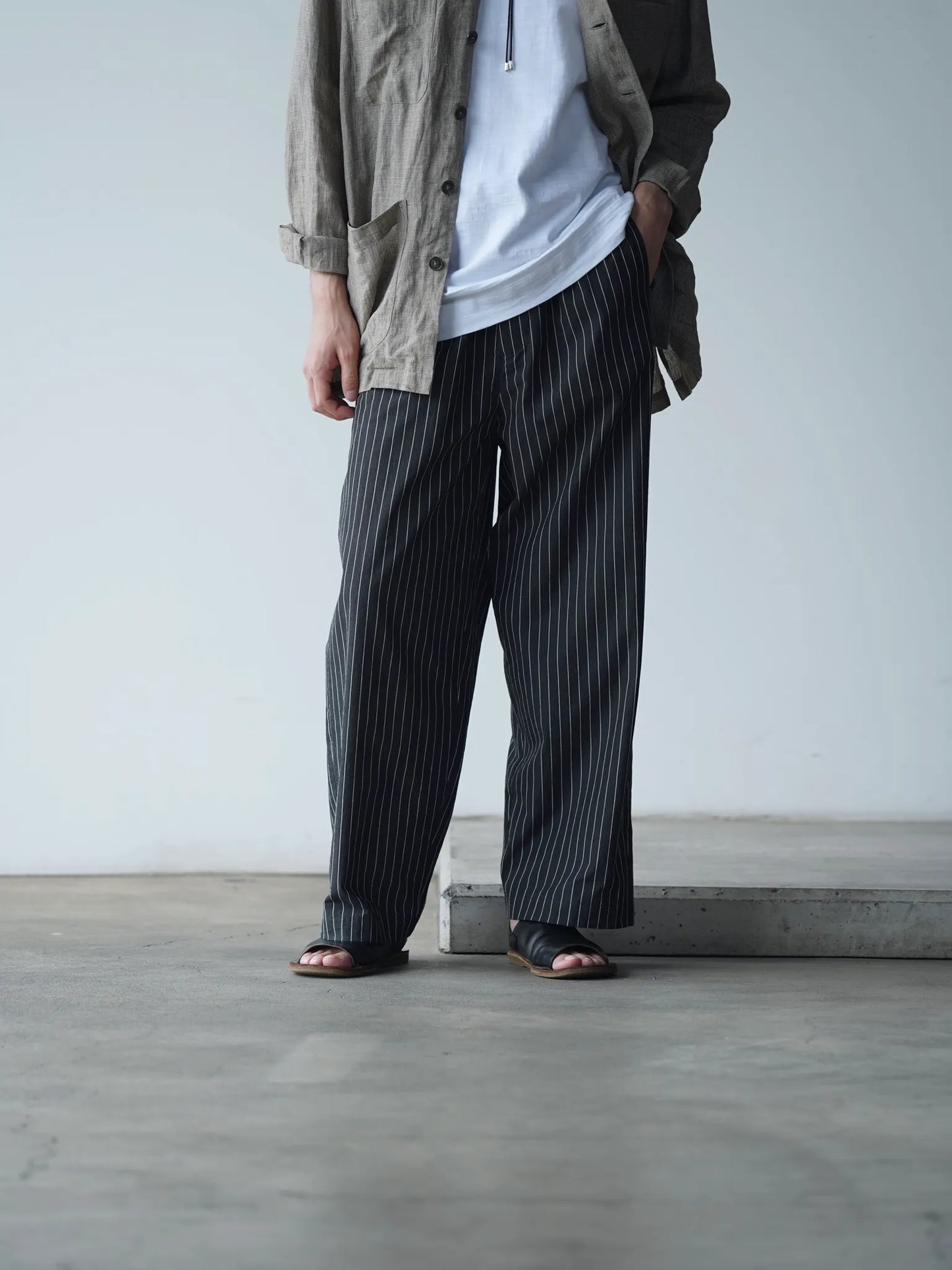 BESTIAIRE | EASY PANTS BLACK STRIPE