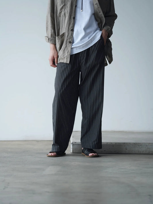 BESTIAIRE | EASY PANTS BLACK STRIPE