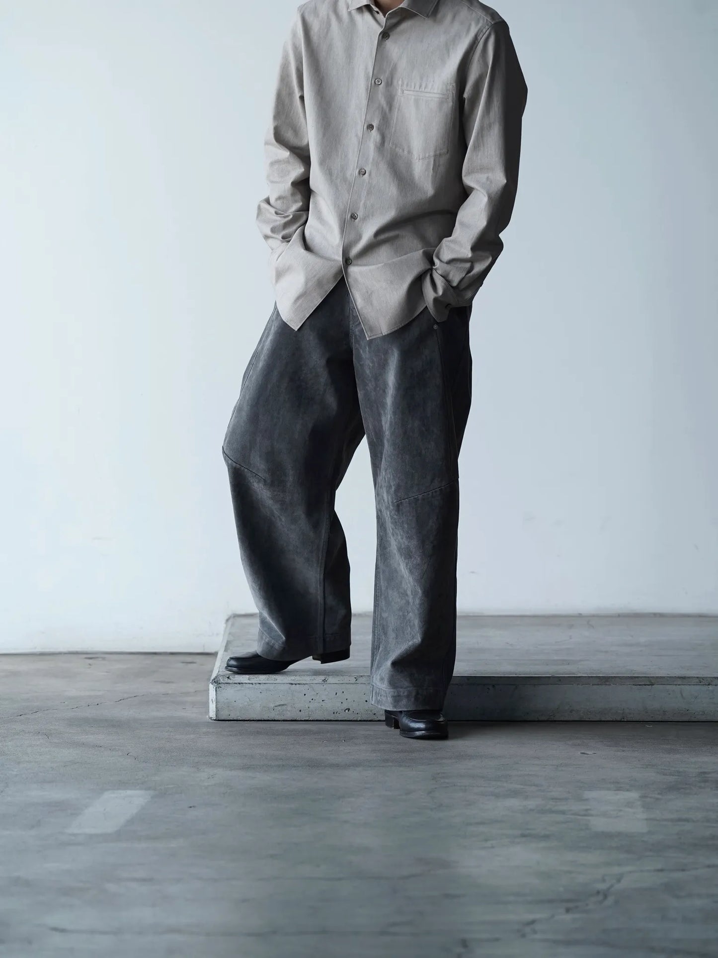 Nomàt | Curve PT / Flocky Denim Ash Black
