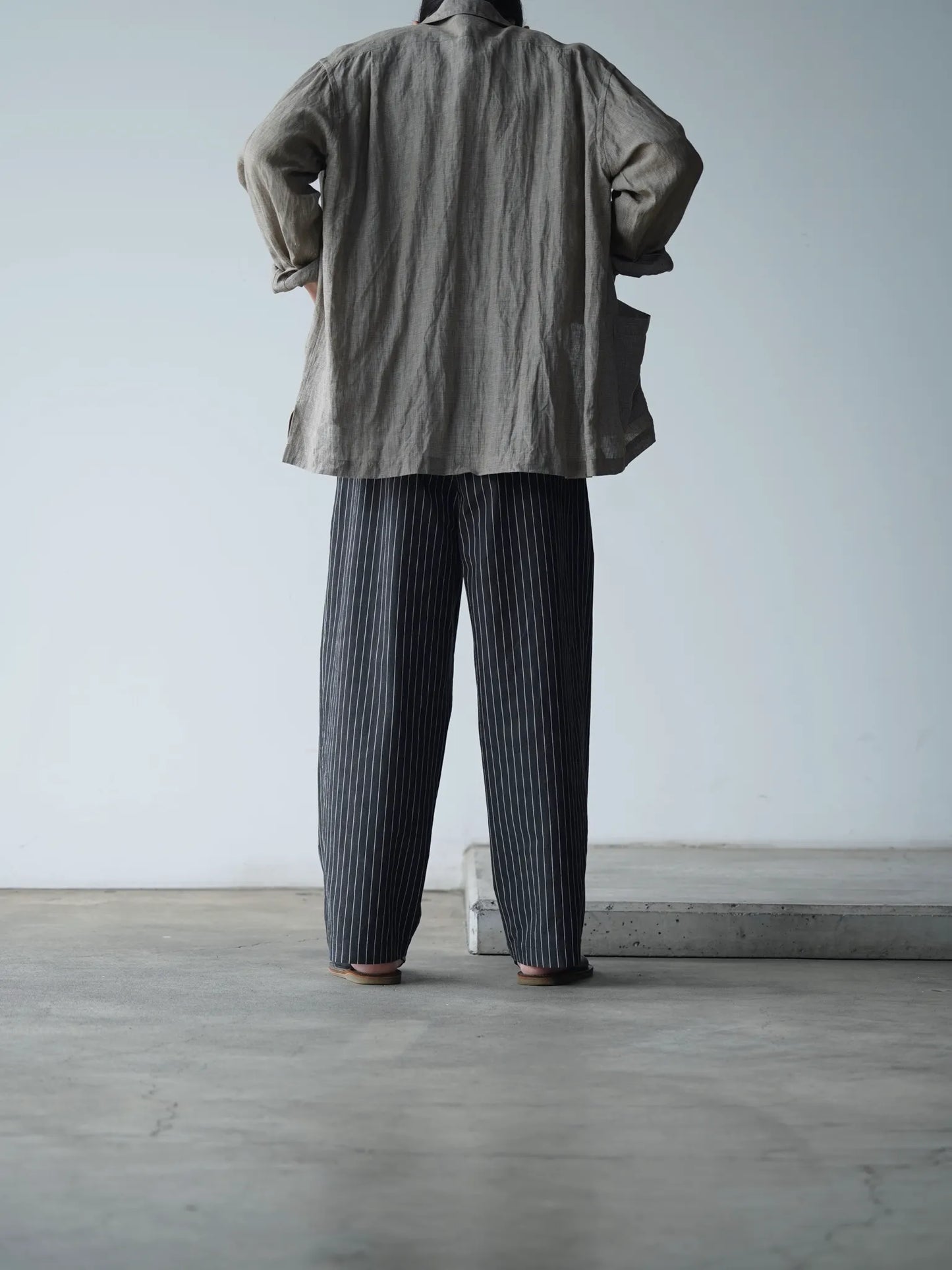BESTIAIRE | EASY PANTS BLACK STRIPE