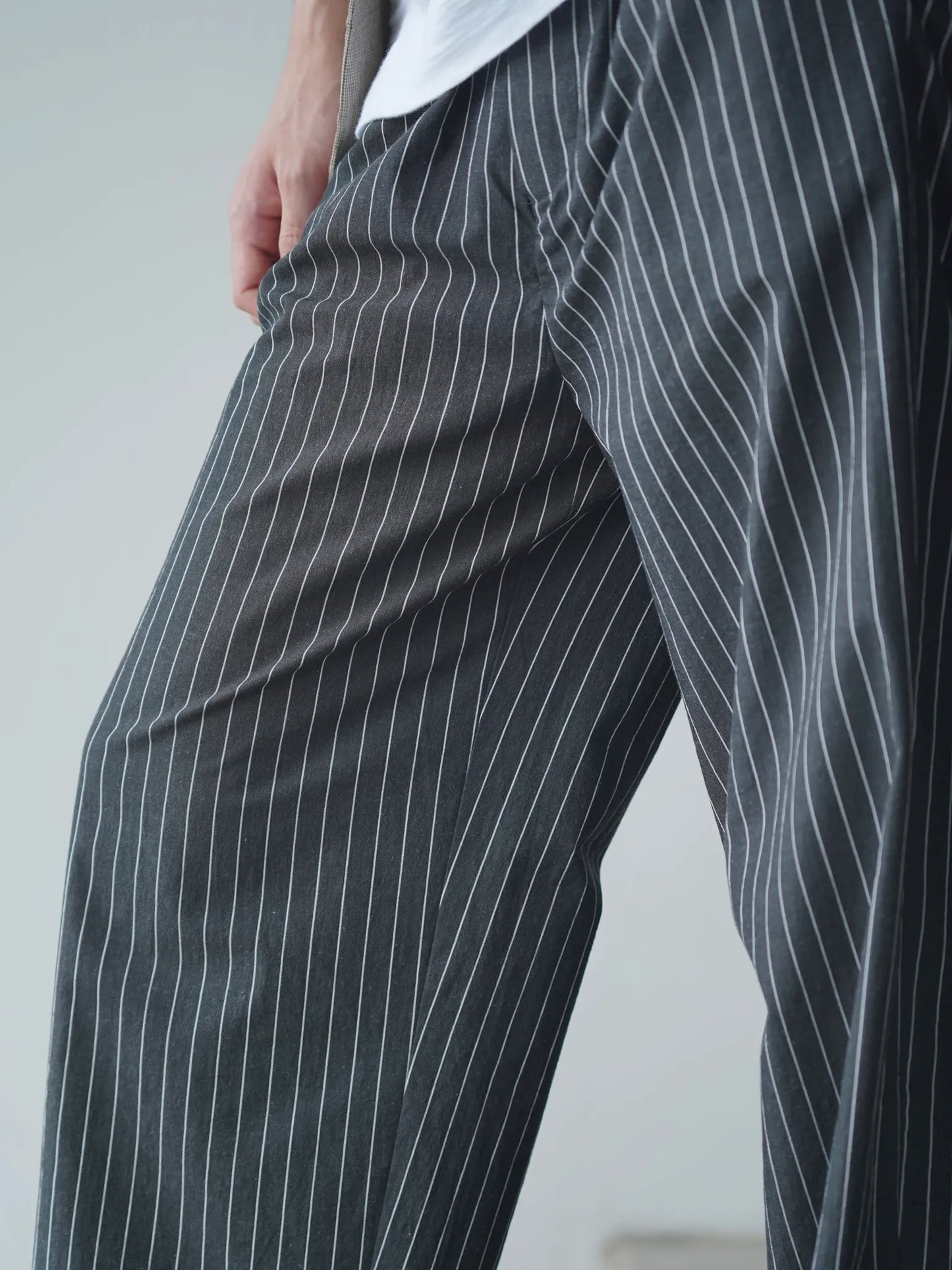 BESTIAIRE | EASY PANTS BLACK STRIPE