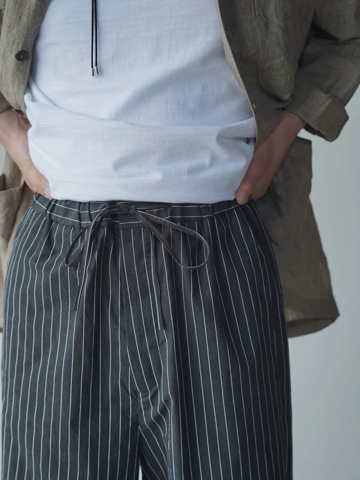 BESTIAIRE | EASY PANTS BLACK STRIPE