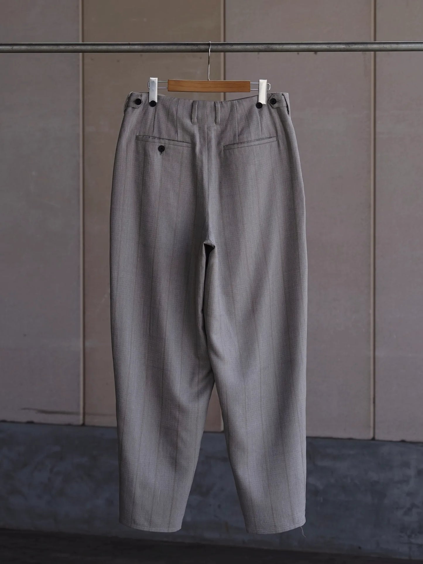 nonnotte | Plica Pants Clay Mist