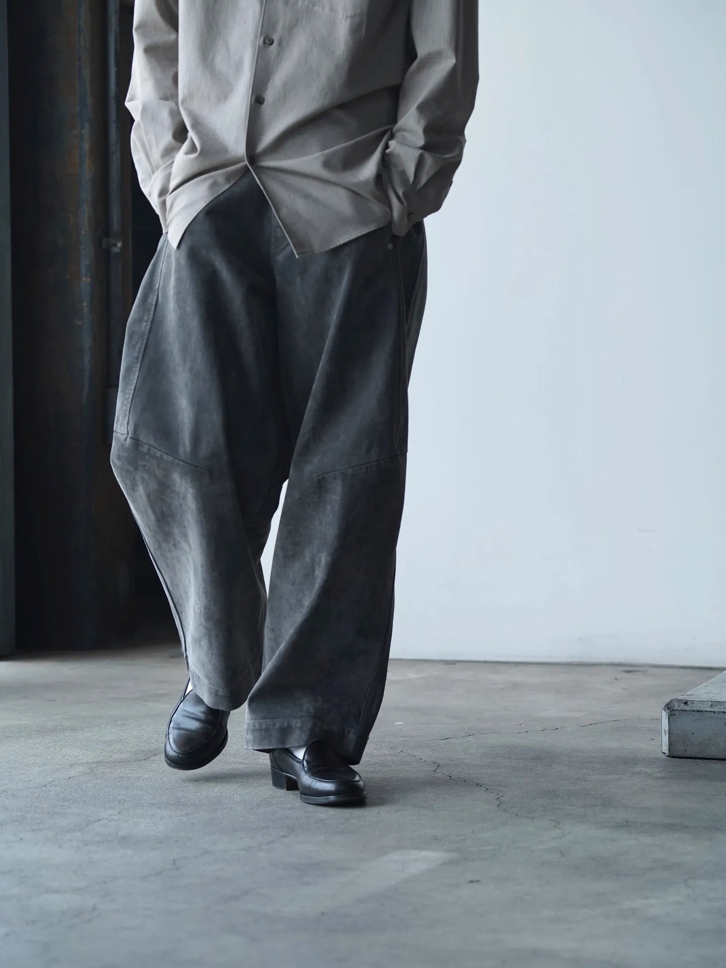 Nomàt | Curve PT / Flocky Denim Ash Black