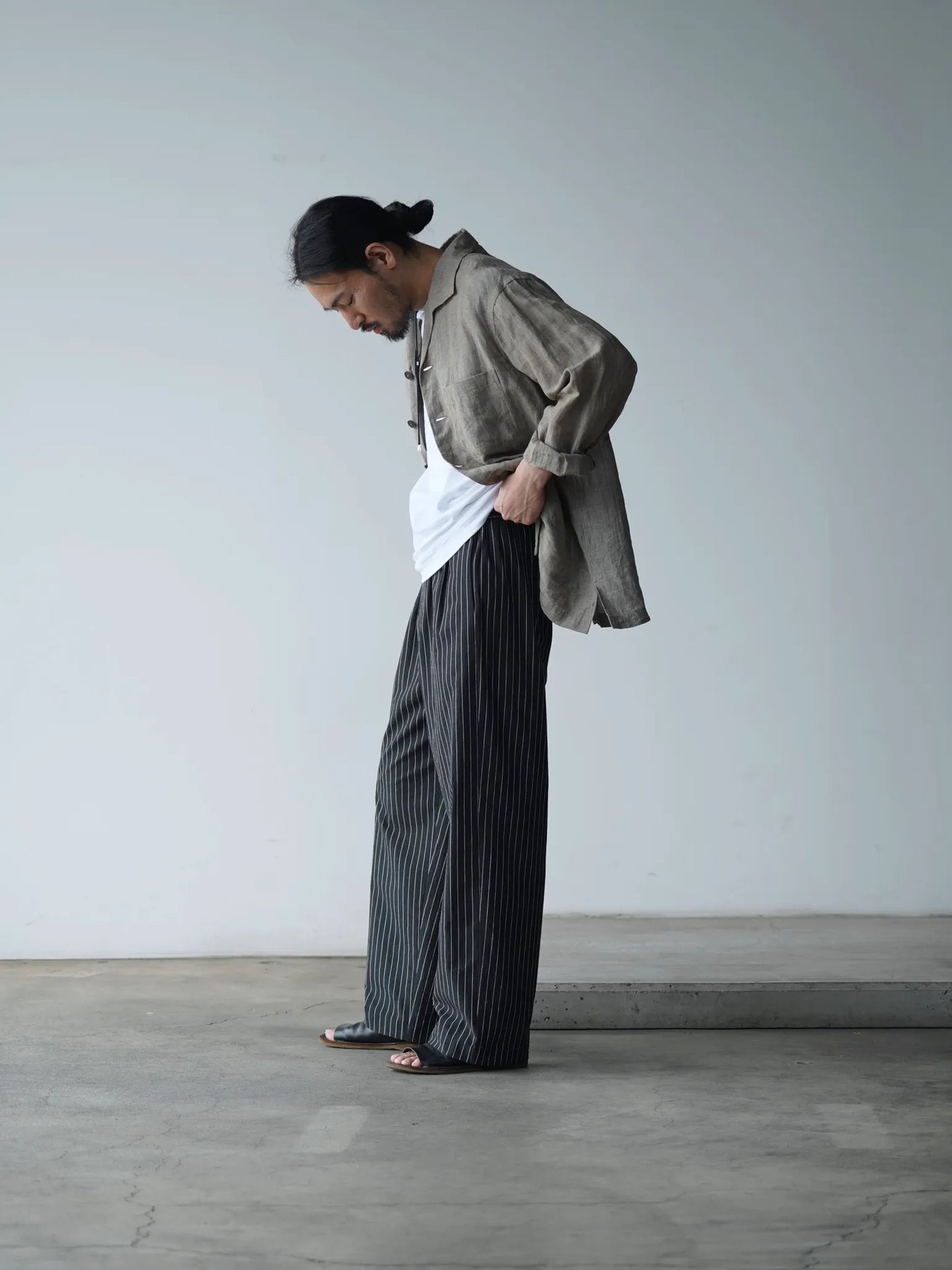 BESTIAIRE | EASY PANTS BLACK STRIPE