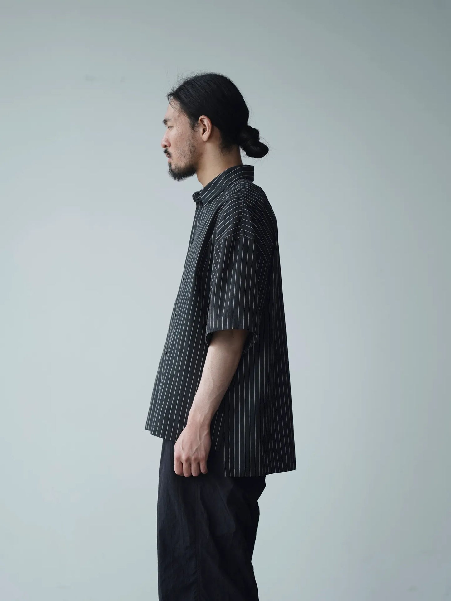 BESTIAIRE | BOXY SHIRT BLACK STRIPE