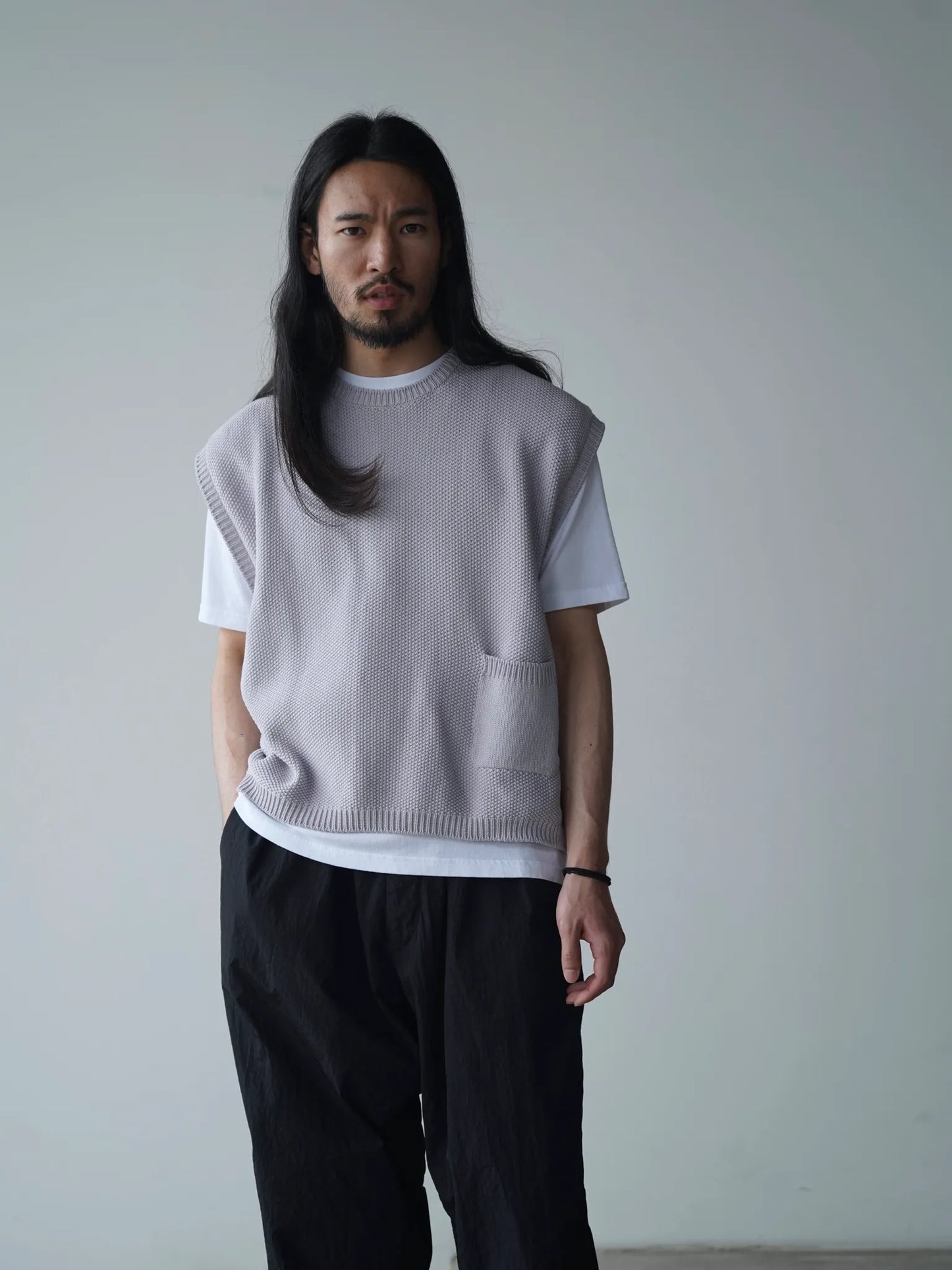 BESTIAIRE | POCKET VEST GRAY/GRAY
