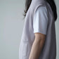 BESTIAIRE | POCKET VEST GRAY/GRAY