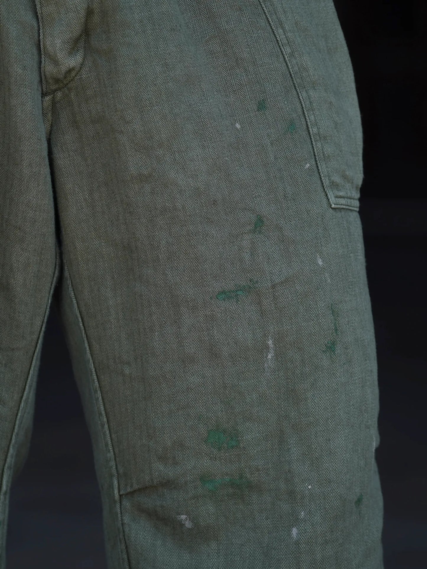 HERILL | HBT Linen Cargopants Olivedrab