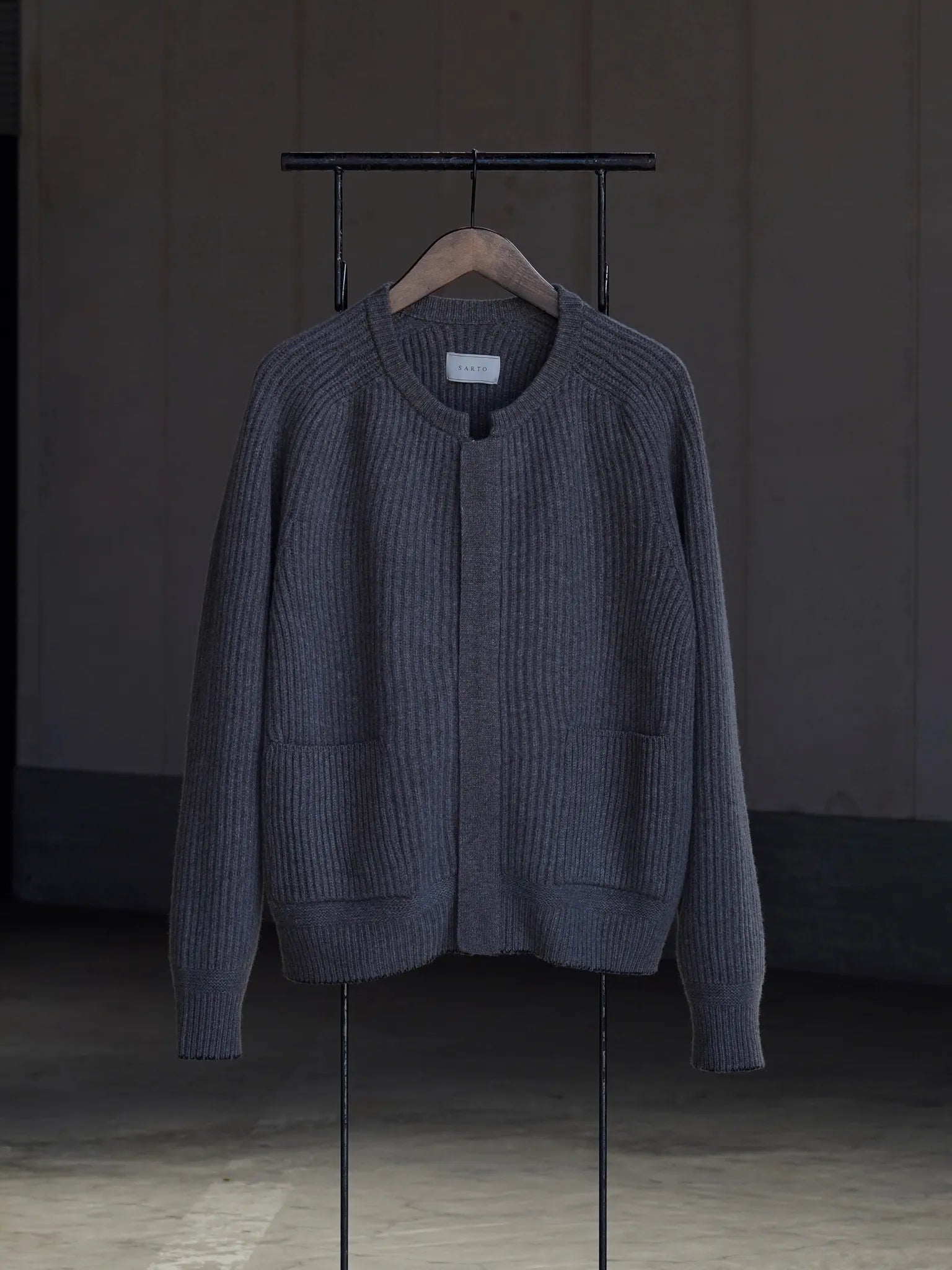 sarto-heavy-wool-rib-zip-jacket-mocha-1