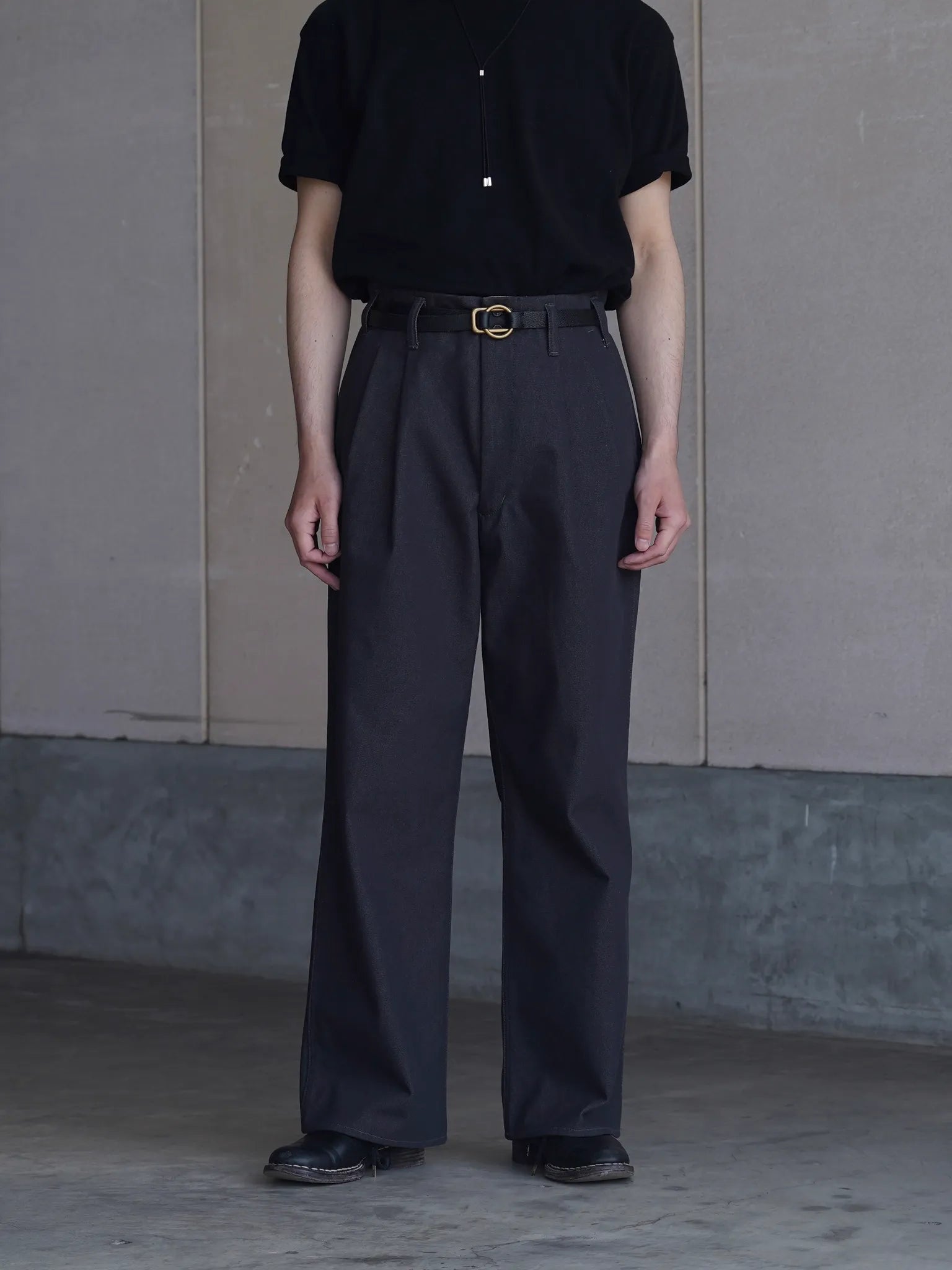 【特別セール】 FAUVES 710 EXTRAS WIDE leg サイズ5 FAUVES 710 EXTRAS (Denim) Black | CASANOVA&CO (カサノヴァアンド