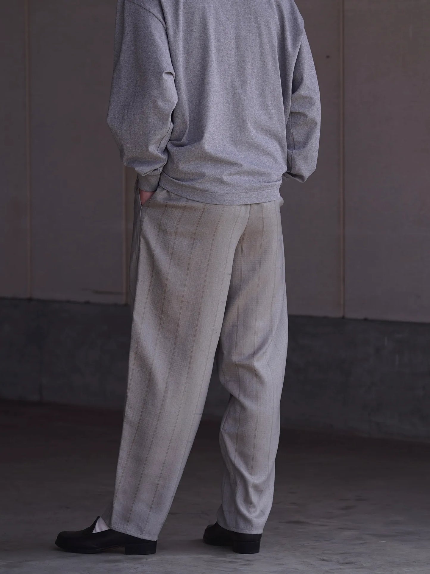 nonnotte | Plica Pants Clay Mist