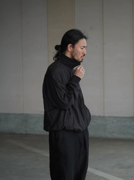 COMOLI | リバーシブル トラックジャケット BLACK