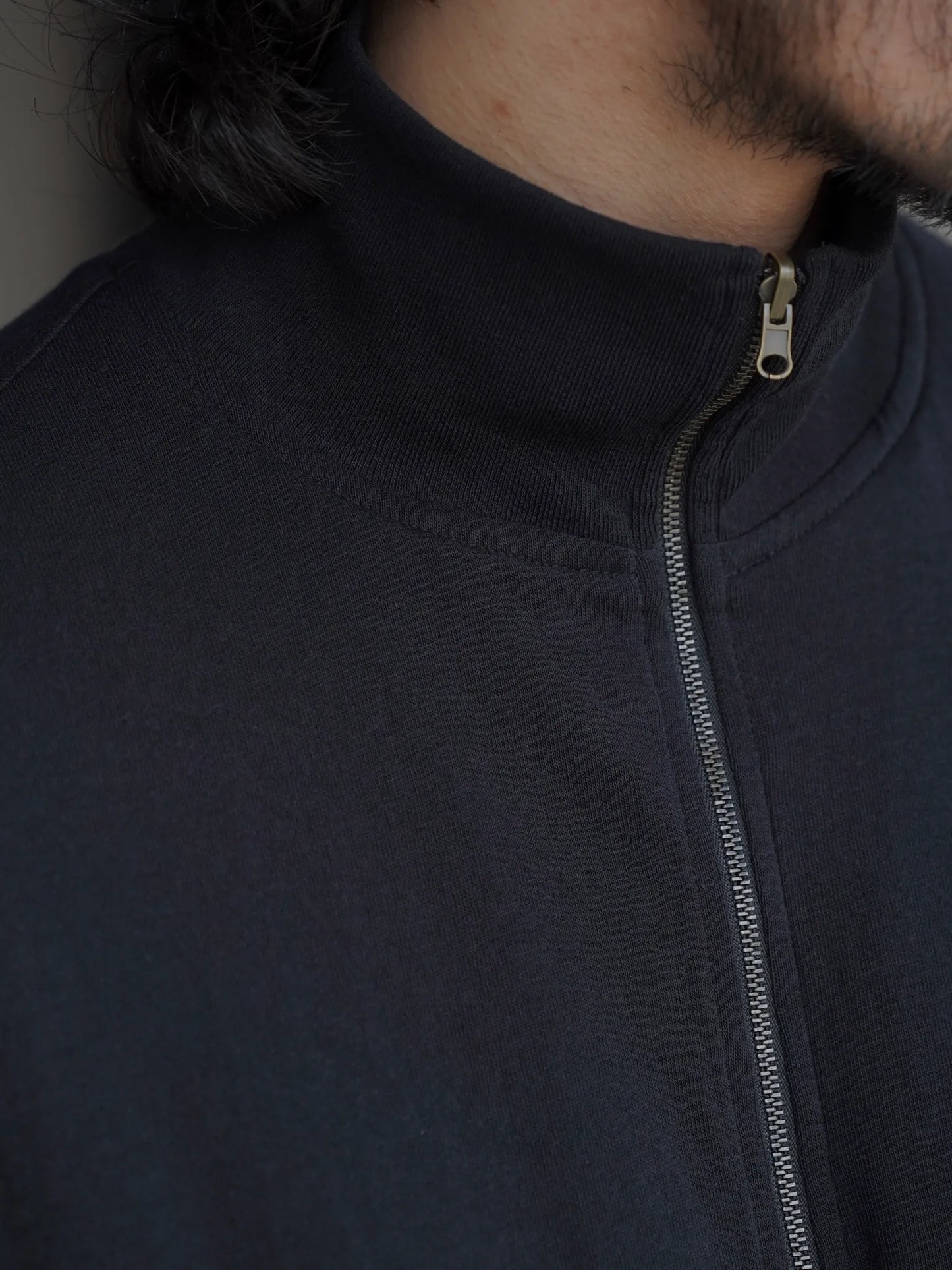COMOLI | リバーシブル トラックジャケット BLACK