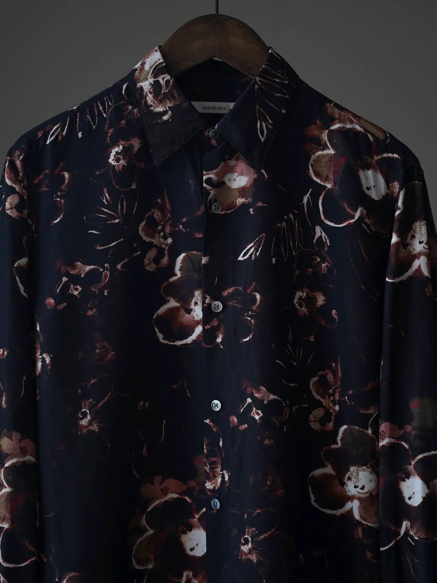 calmlence | REGULAR COLLAR SHIRT BRNPT