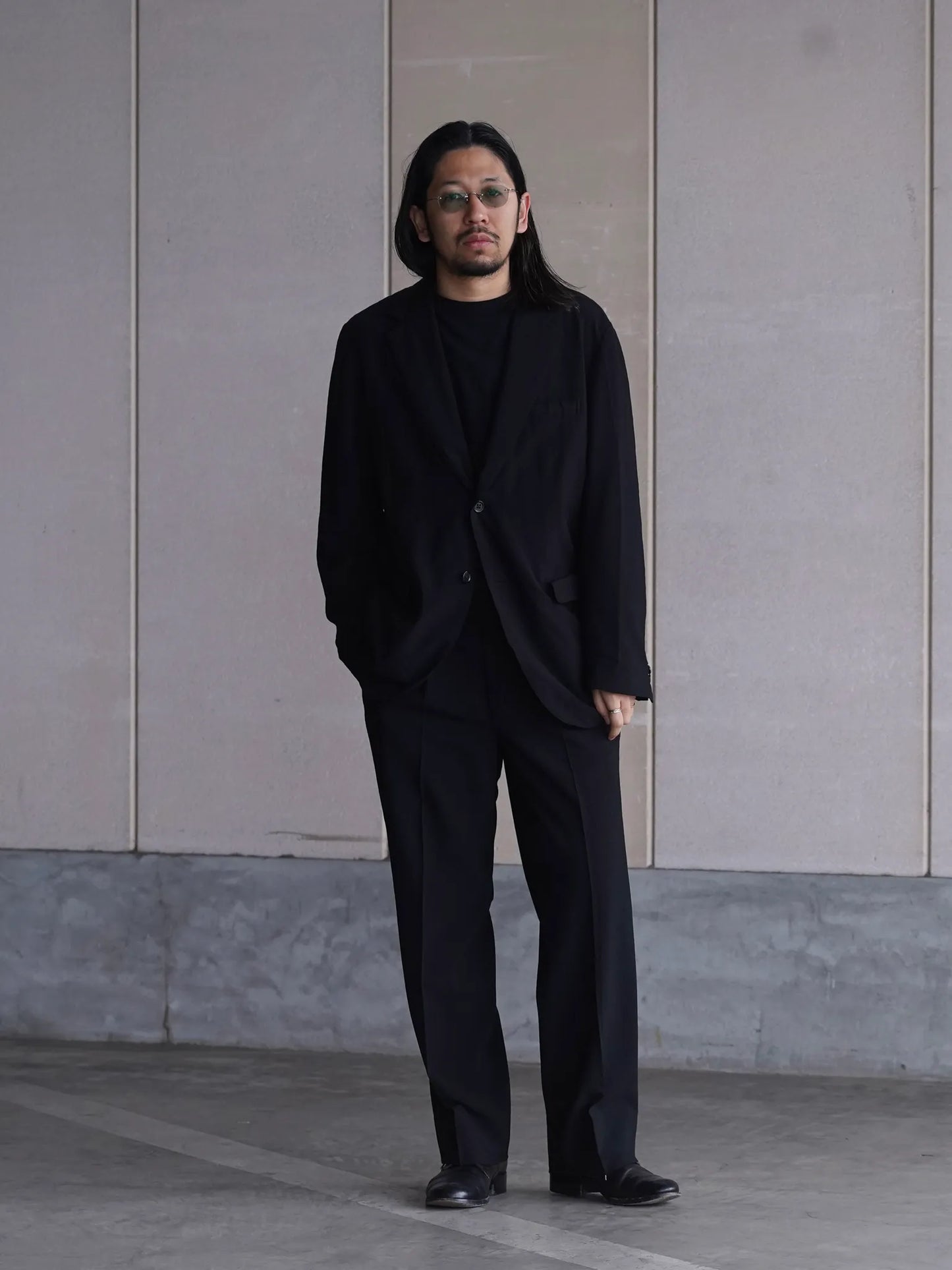 HERILL | Wooltropical 2Bjacket Black