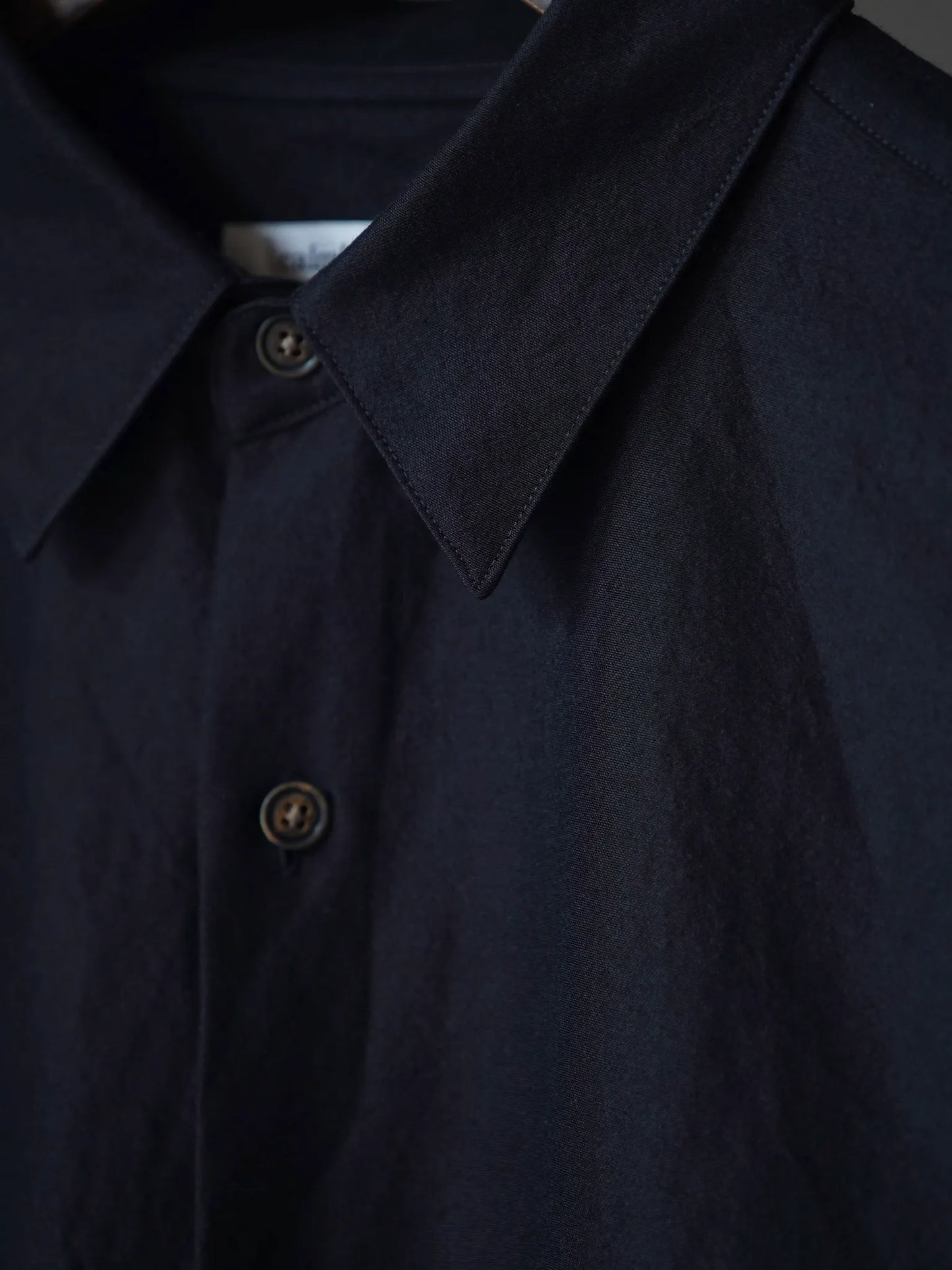 calmlence | REGULAR COLLAR SHIRT DBRN