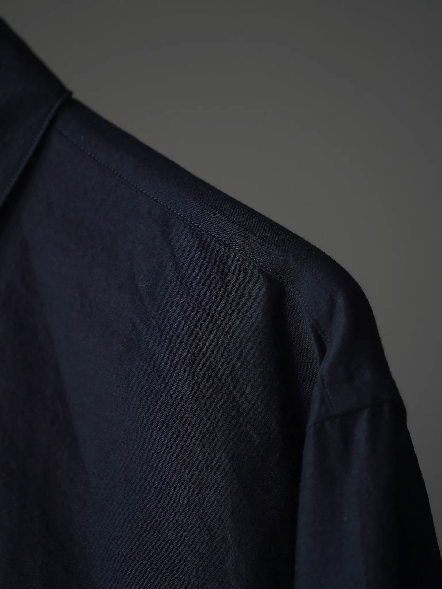 calmlence | REGULAR COLLAR SHIRT DBRN