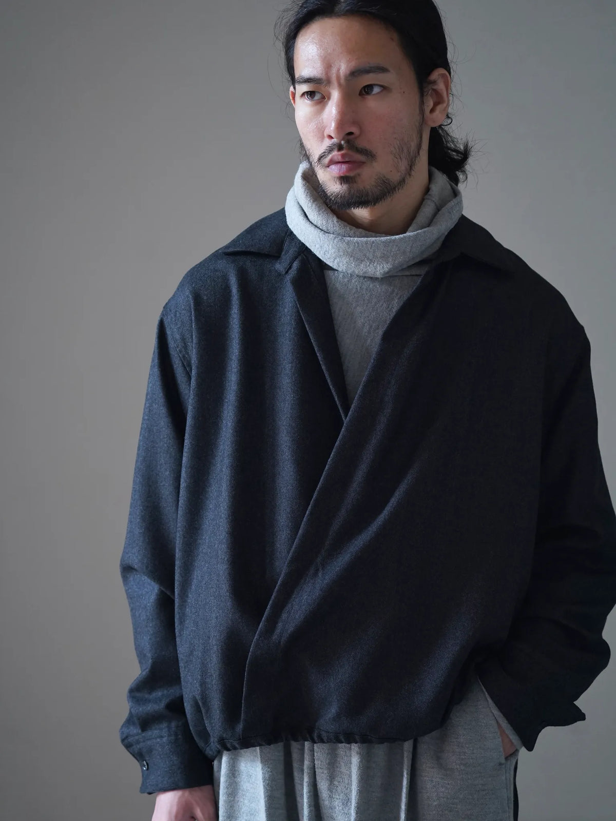 nonnotte-draping-overlap-shirt-charcoal-top-9