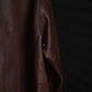T.T | Lot.803 SACK LEATHER COAT Mud Dyed Brown