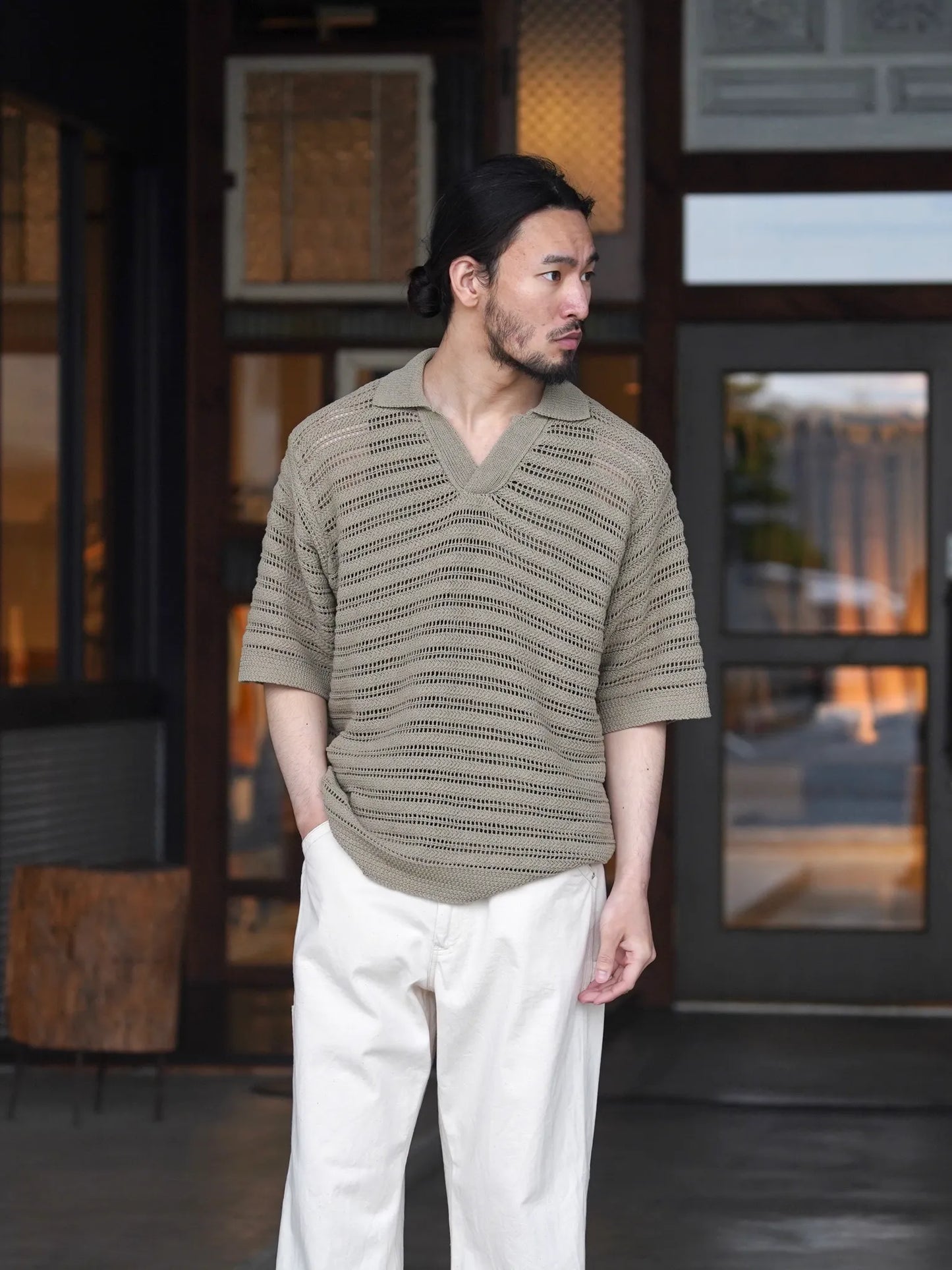 Olde H & Daughter | CRISP SILK SKIPPER P/O DRY BEACH