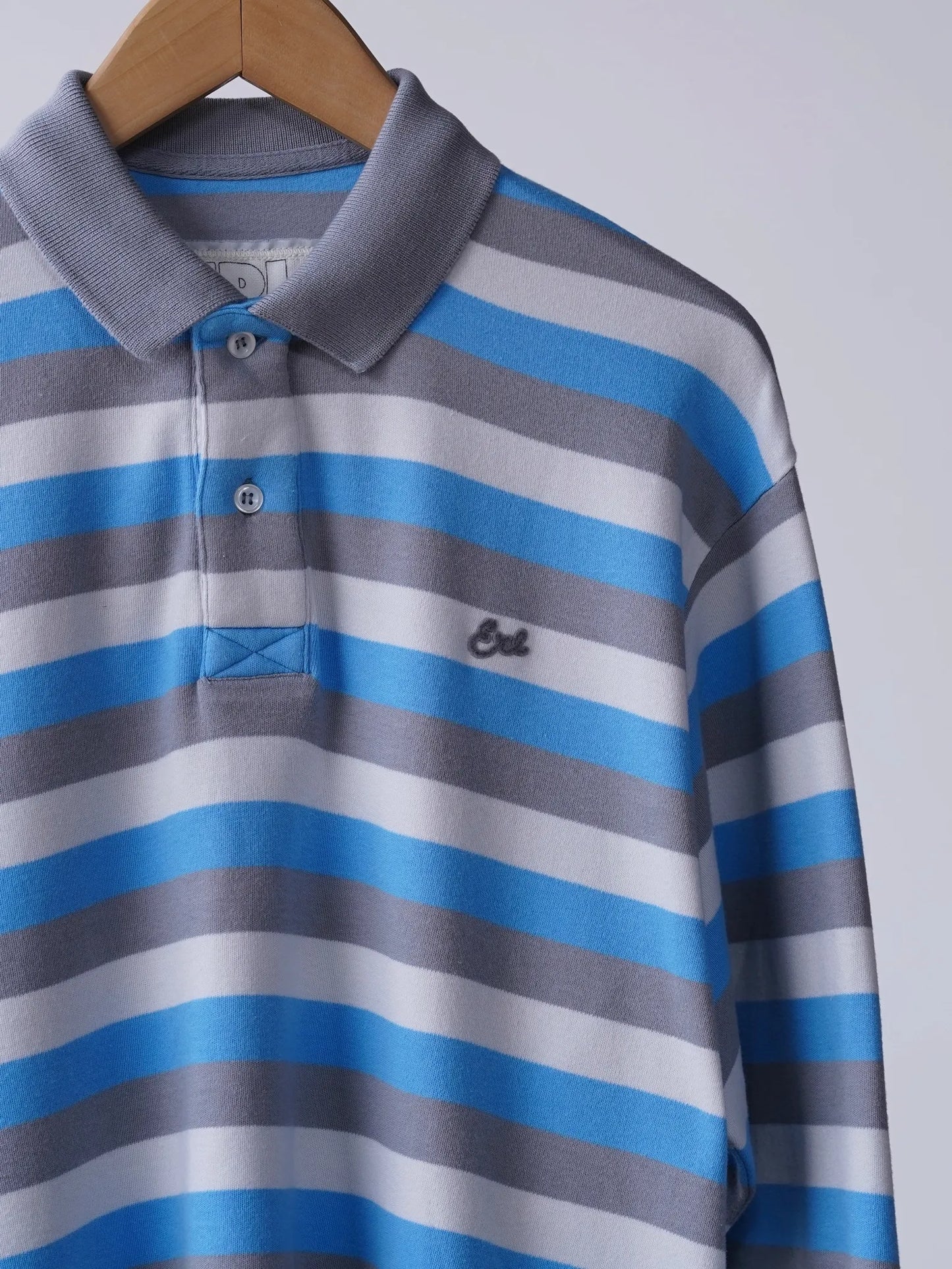 ERL | STRIPED LONG SLEEVE POLO STRIPE 2