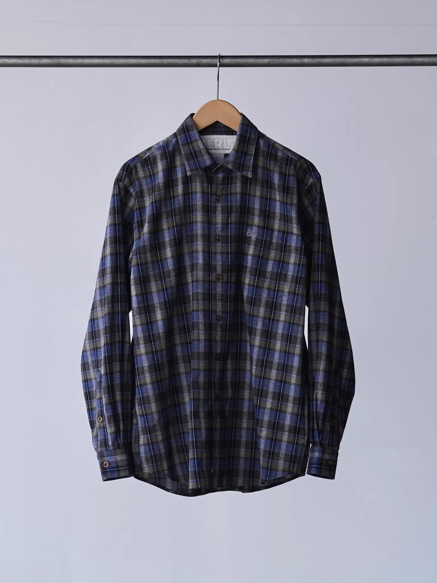 ERL GREY CHECK SHIRT GREY CHECK | CASANOVA&CO (カサノヴァアンドコー) オンライン通販サイト