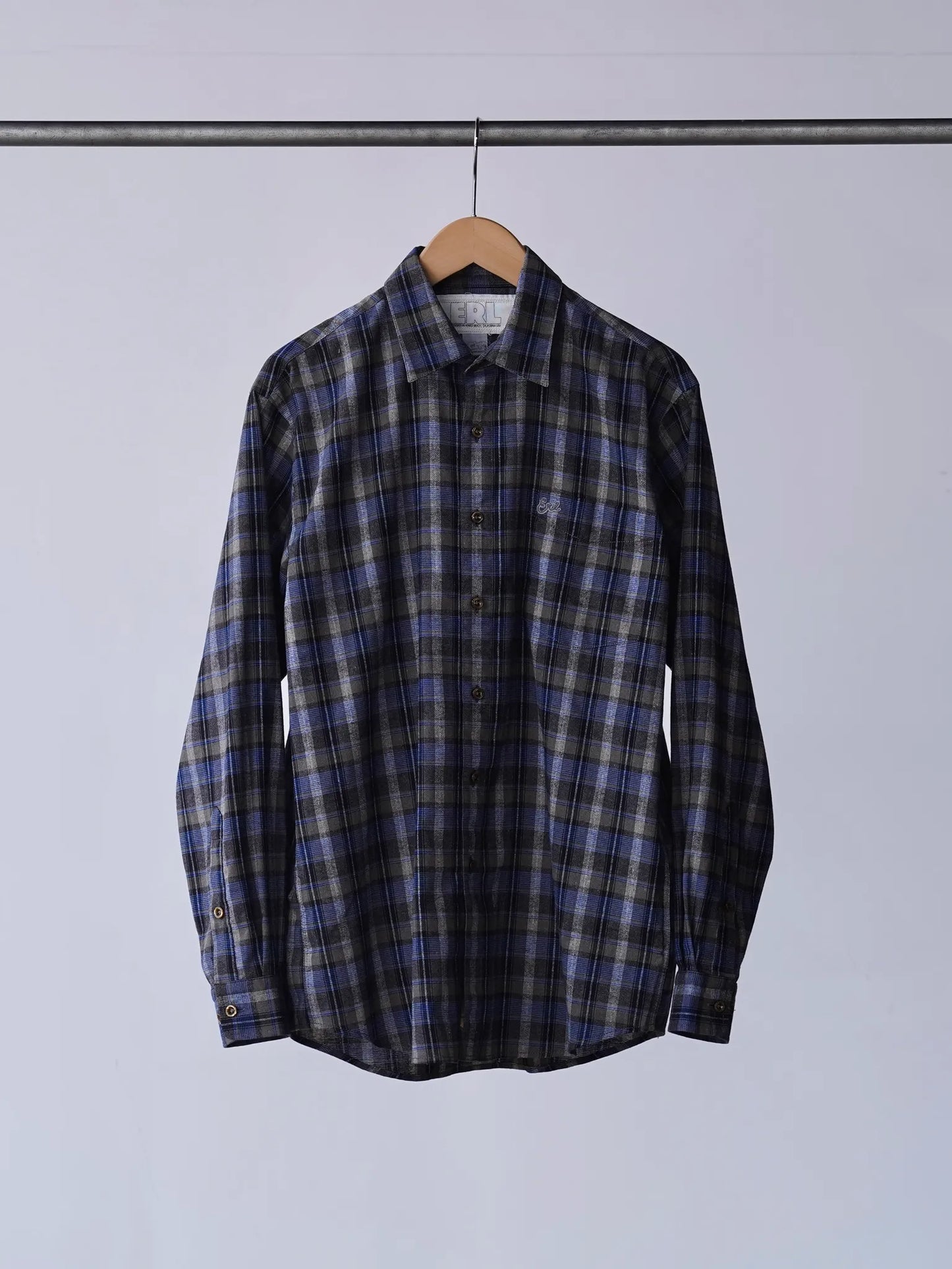 ERL | GREY CHECK SHIRT GREY CHECK