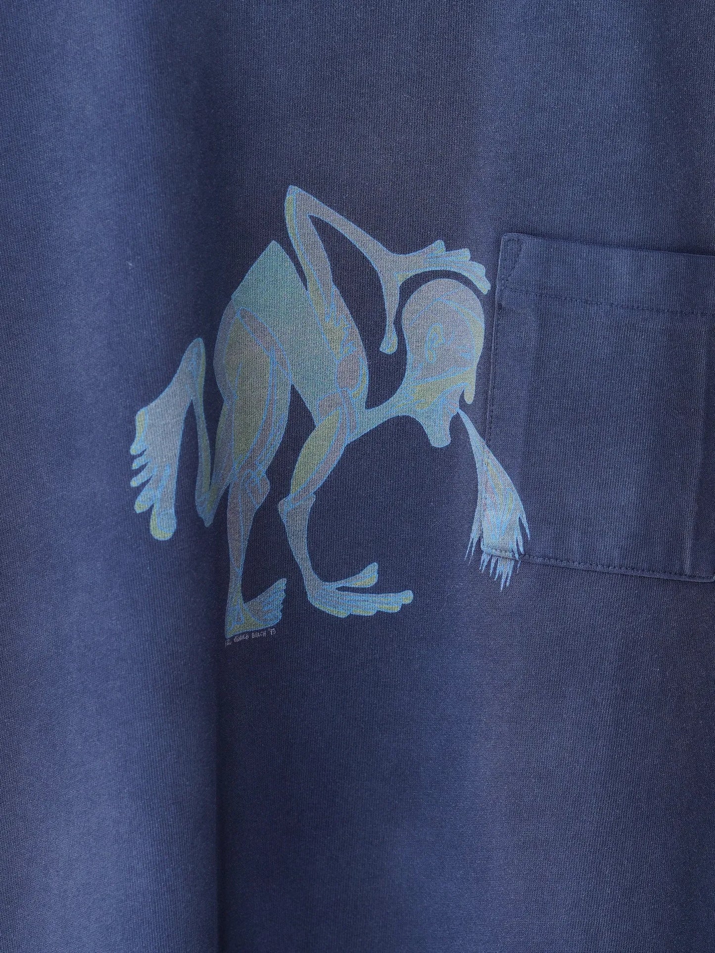 ERL | PUKE T-SHIRT BLUE