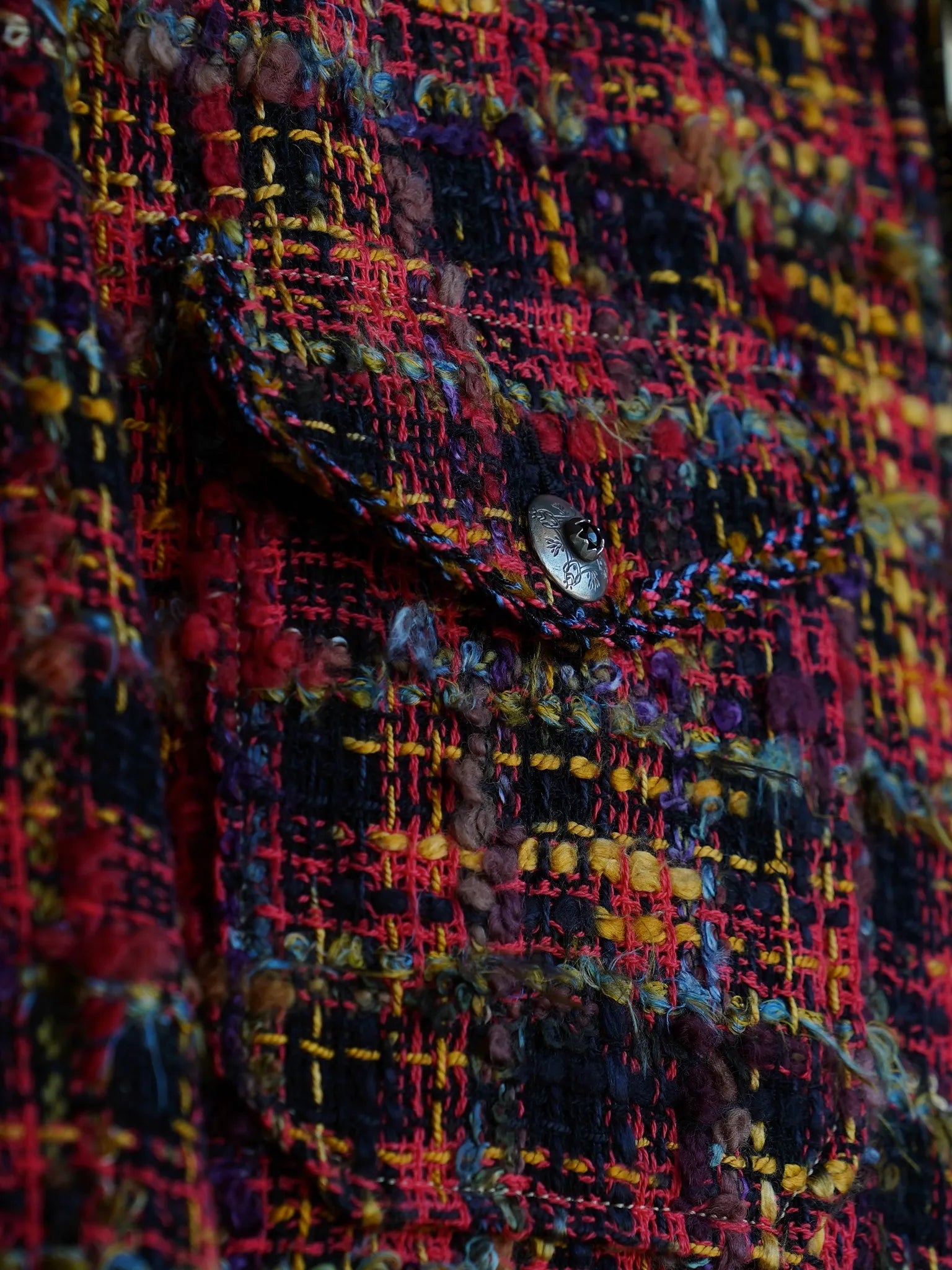 sarto-multi-tweed-zip-jacket-multi-4