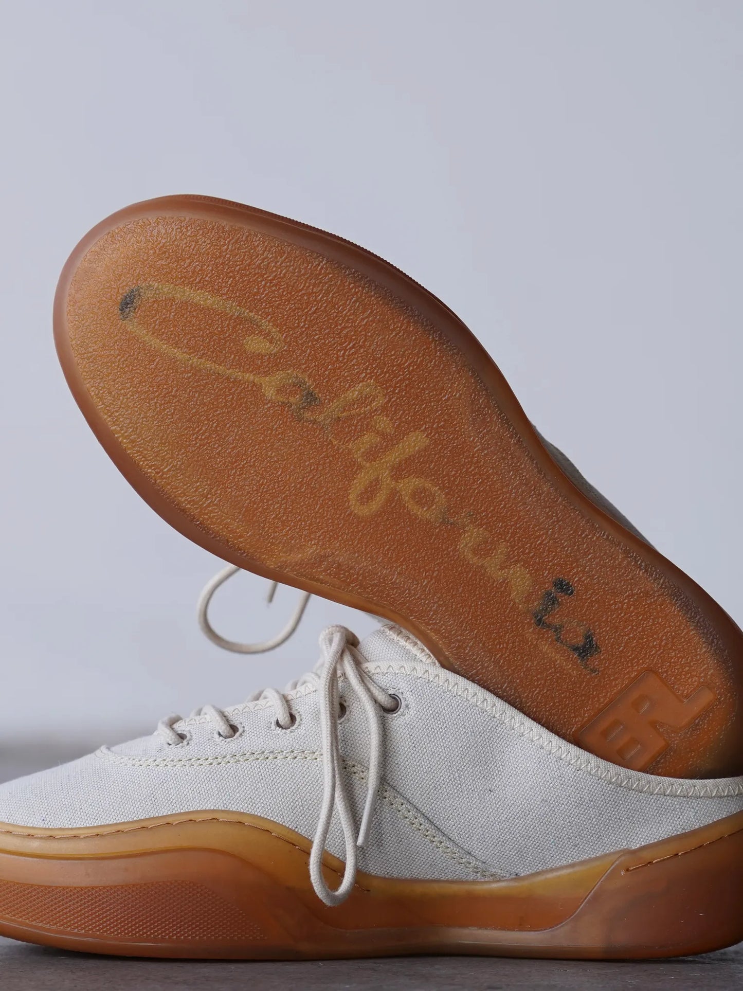 ERL | CAMINO LOW SKATE MULE DIRTY WHITE