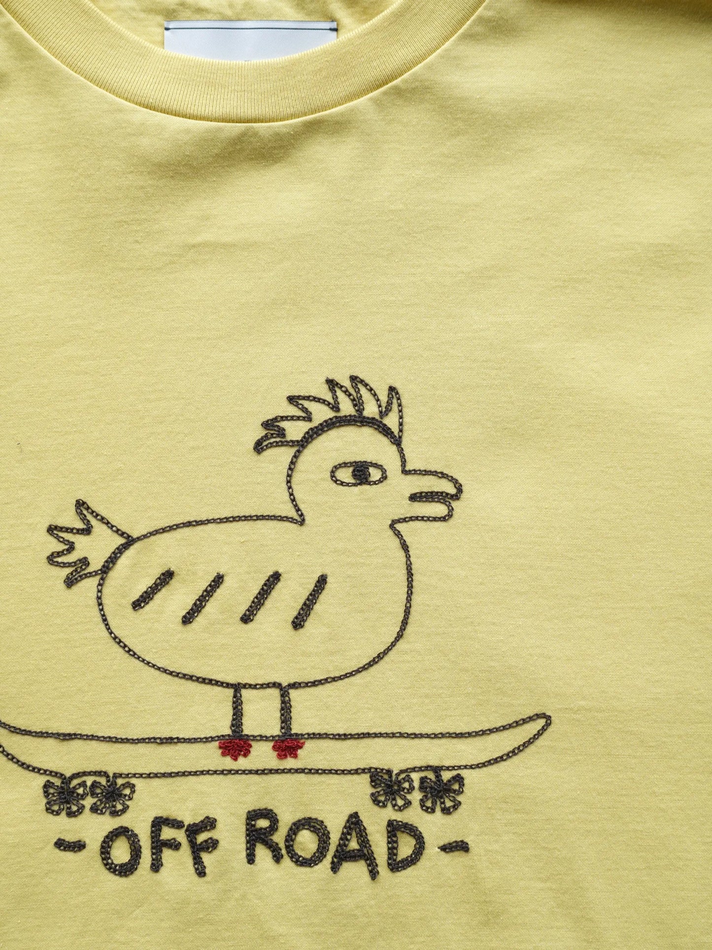 SARTO | WHERE TO MATTERS OFF ROAD CREW NECK S/S MUSTARD