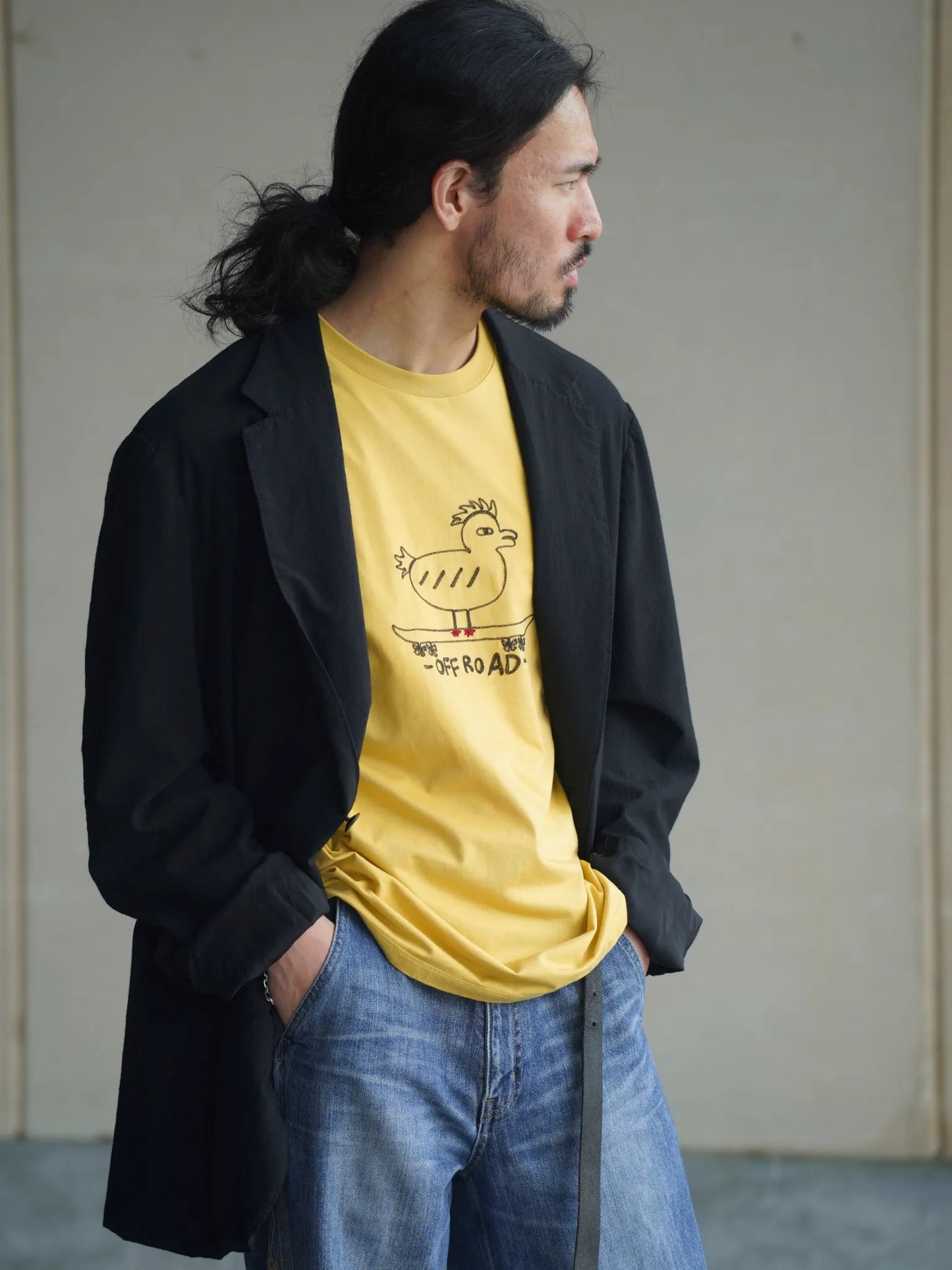 SARTO | WHERE TO MATTERS OFF ROAD CREW NECK S/S MUSTARD