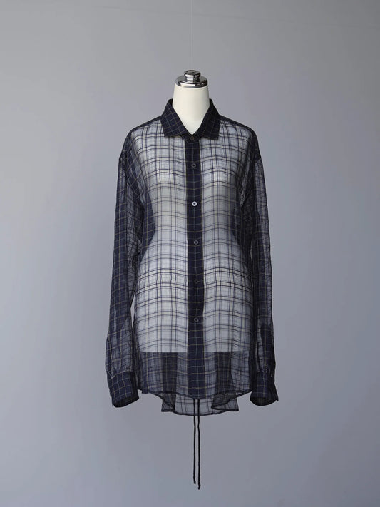 KAKAN | HORIZONTAL COLLOR SHIRT <FS> Blue