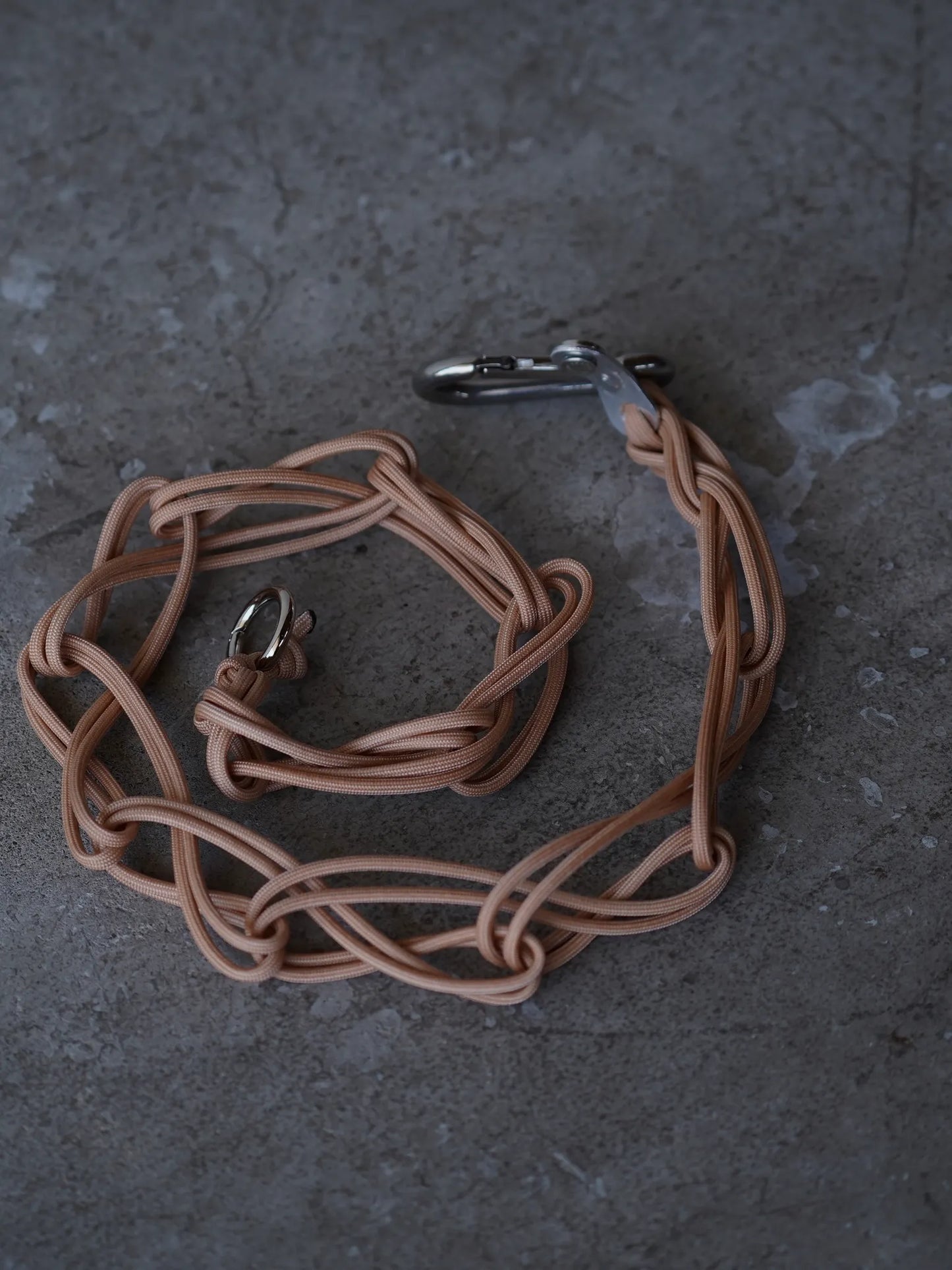 THE NULABEL | HAND DYED ROPE CARABINER KAKISHIBU