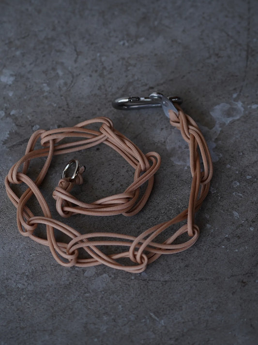 THE NULABEL | HAND DYED ROPE CARABINER KAKISHIBU