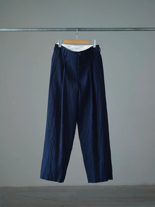 calmlence | SINGLE PLEATED WIDE STRAIGHT IND
