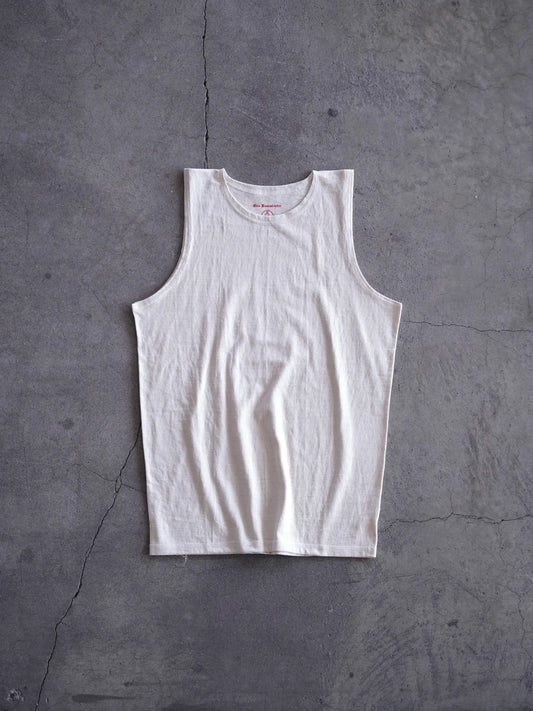 OLDE HOMESTEADER | RUSTIC JERSEY SLEEVELESS ECRU