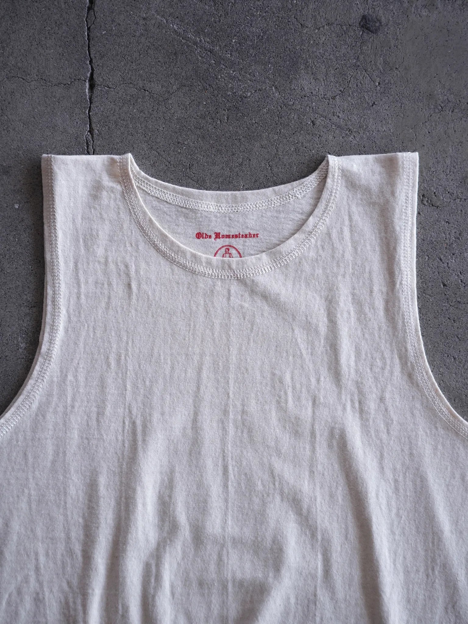 OLDE HOMESTEADER RUSTIC JERSEY SLEEVELESS ECRU | CASANOVA&CO OLDE HOMESTEADER RUSTIC JERSEY SLEEVELESS ECRU | CASANOVA&CO