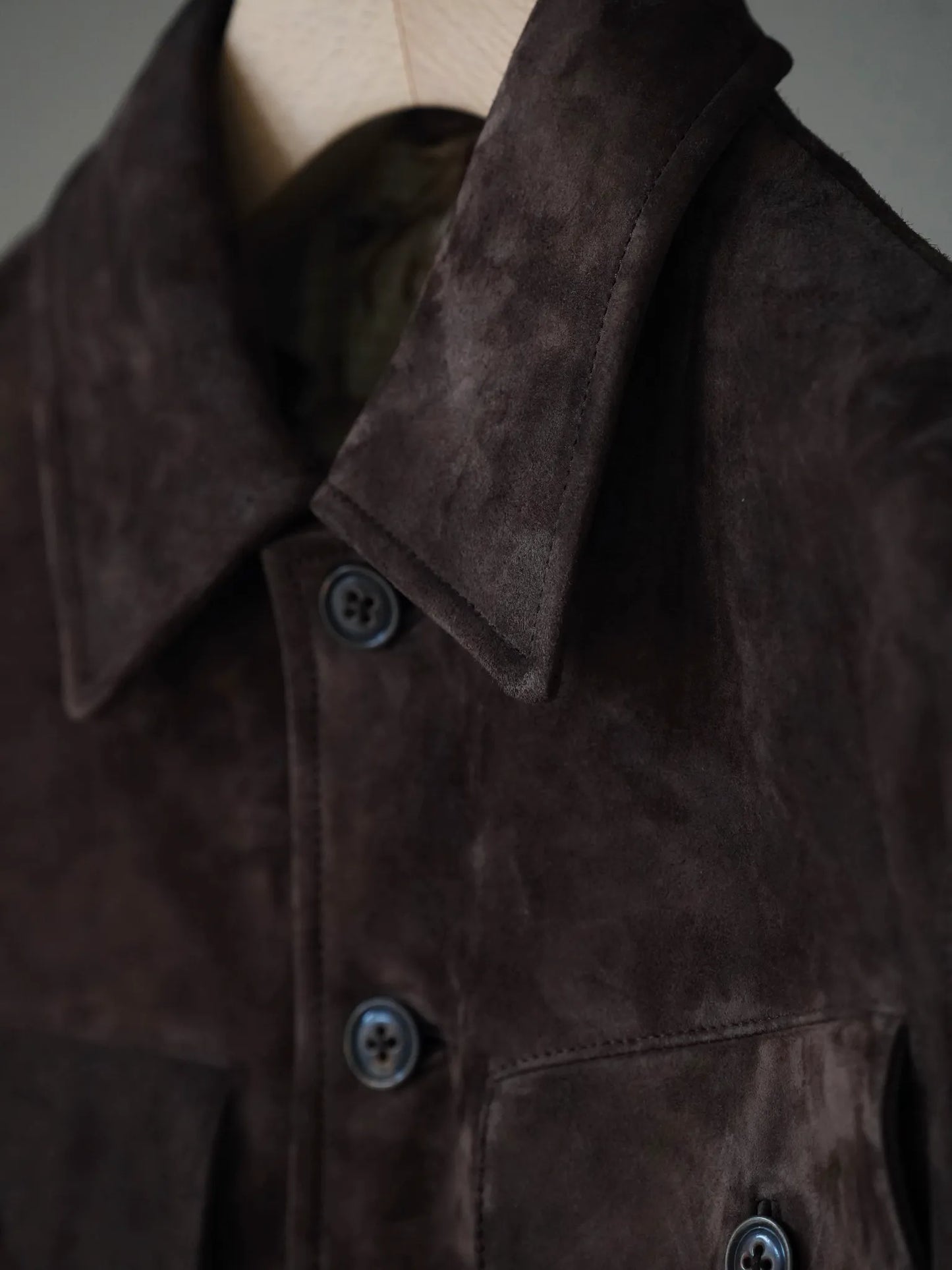 calmlence | MILITALY JACKET BRN