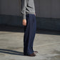 calmlence | SINGLE PLEATED WIDE STRAIGHT IND