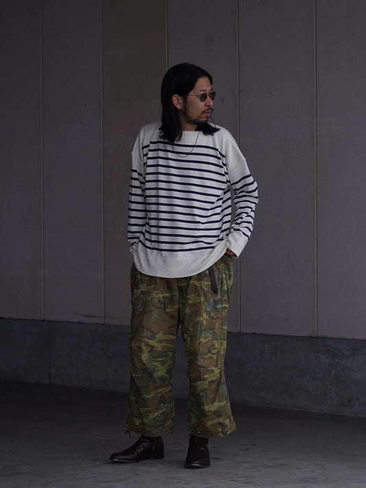 Olde H & Daughter | SILK HEAVY WEIGHT PLAIN STITCHES KNITTING P/O OFF × NAVY