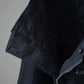 山内 | ウォッシュドウールシャギー・ツナギパンツ black shaggy