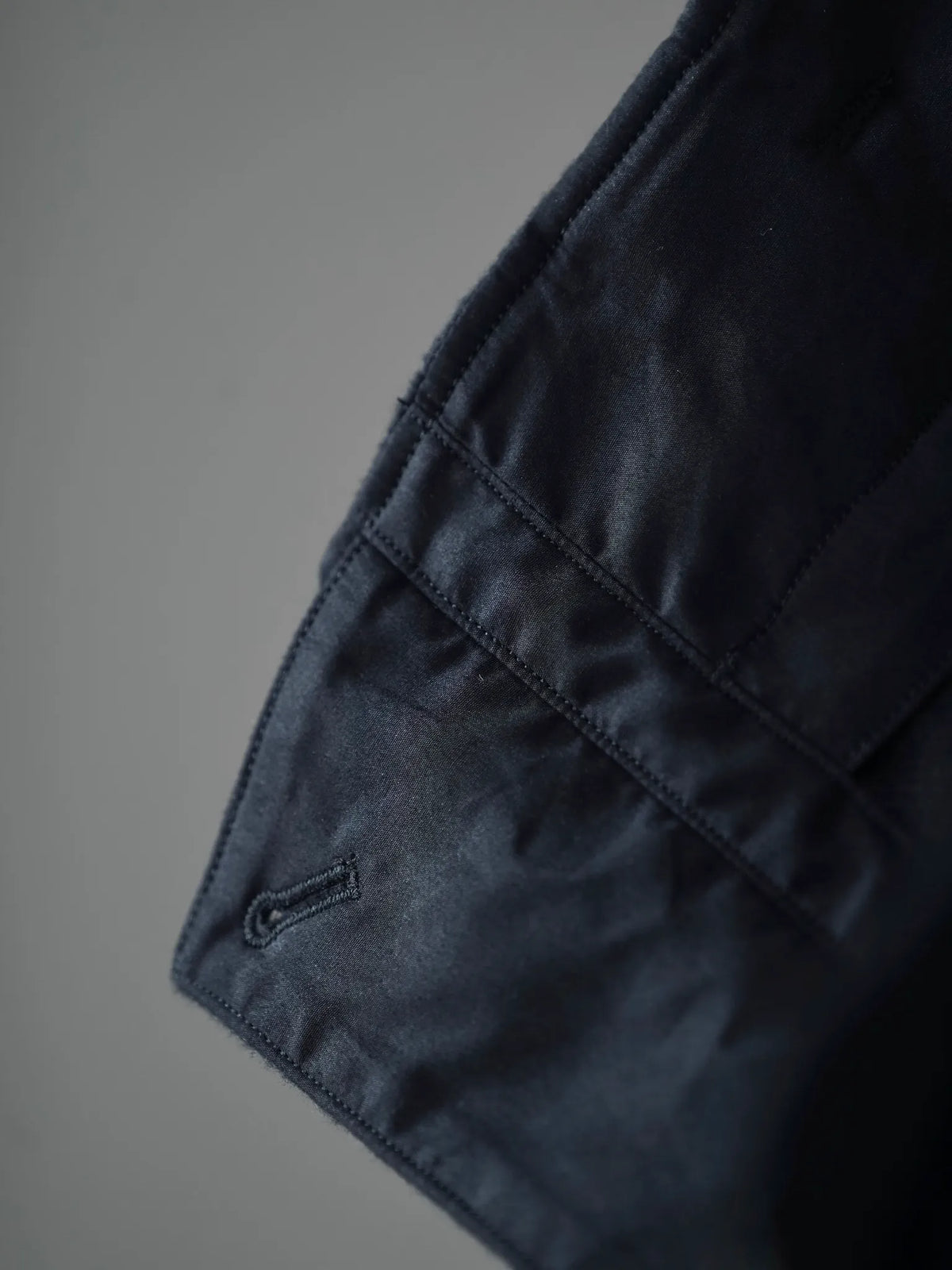 山内 | ウォッシュドウールシャギー・ツナギパンツ black shaggy