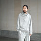 nonnotte | Draping H/N Long-Sleeve pullover Toasted Oatmeal